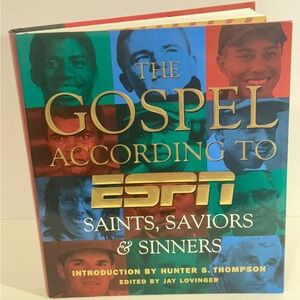 The Gospel According to ESPN Hardcover First Edition Illustrated Book